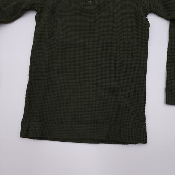 The Simple Folk The Waffle Top in Olive Size 18/24 Months - Picture 2 of 8